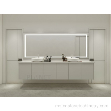 Gaya Euro High End Black White Bathroom Vanity